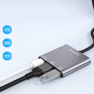USB-C šakotuvas Wozinsky (WHCH-01) (USB, HDMI, USB-C)