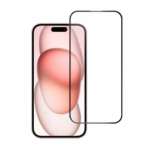 Apsauginis stiklas Blue Star - APP IPHONE 15/16 5D pilna danga - juodas