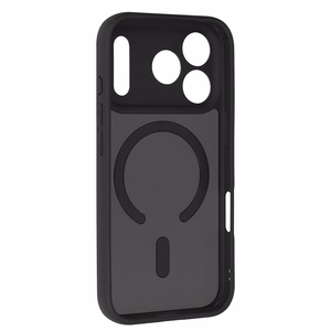 Pilnai matinis magnetinis dėklas Iphone 17 Pro Max juodas