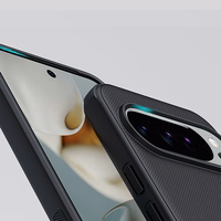 "Nillkin Super Frosted Shield Pro" magnetinis dėklas "Google Pixel 10/10 Pro", suderinamas su "MagSafe" - juodas