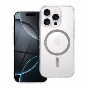 Drop Glue spalvingas magnetinis dėklas telefonui, suderinamas su MagSafe, skirtas IPHONE 17 Air, pilkas