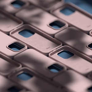 Etteri silikoninis dėklas iPhone 12 / 12 Pro 6,1" šviesiai rožinis