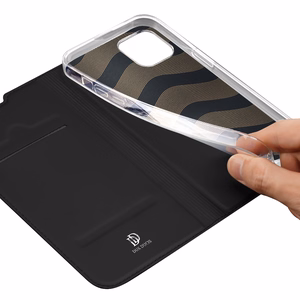 Dux Ducis Skin Pro holster flip dėklas iPhone 14 Plus juodas
