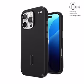 Speck Presidio2 Pro ClickLock & MagSafe - iPhone 16 Pro dėklas (juodas / Slate pilkas / baltas)