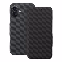 FOLIO Šoninis magnetinis knygos dėklas IPHONE 16 PLUS pilkas