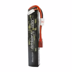 „Lipo Gens Ace 25C“ 1100 mAh 3S1P 11,1 V airsofto ginklo baterija su T-kištuku