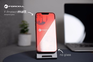 Tempered glass to iPhone 12 PRO MAX Forcell Matt Glass black