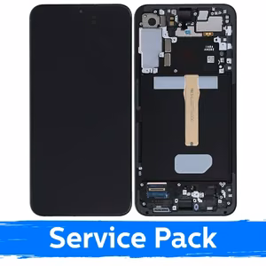 LCD ekranas suderinamas su Samsung S906 S22 Plus su rėmeliu / Graphite / (Service Pack)