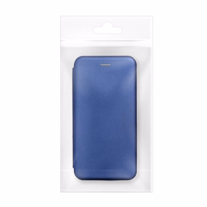 ELEGANCE knyginis dėklas telefonui SAMSUNG S23 FE tamsiai mėlynas