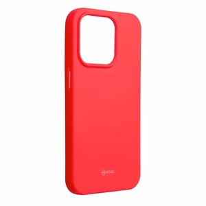 ROAR dėklas COLORFUL JELLY telefonui IPHONE 15 Pro ryškiai rožinis
