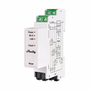 Shelly PRO 3EM 120A 2 fazių energijos matuoklis, WiFi/Bluetooth