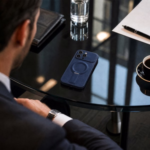 Luxgrip Mag dėklas iPhone 17 6,3", tamsiai mėlynas