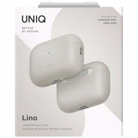 Uniq Lino silikoninis dėklas AirPods Pro - smėlinis