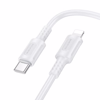 USB kabelis Borofone BX111 USB-C to Lightning 1.0m baltas