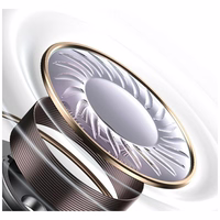 Bluetooth ausinės USAMS Echo E03 TWS belaidės tamsus