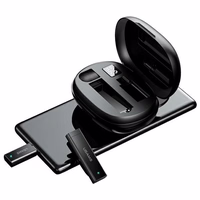 USAMS BELAIDIS PRISEGAMAS MIKROFONAS ENC 2.4G BELAIDIS LAVALIER MIKROFONAS USB-C ZB243MKF01 (US-ZB243)