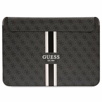 Guess 4G Printed Stripes dėklas 16" nešiojamam kompiuteriui - juodas