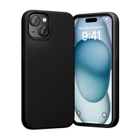 Vention KUFB0-10 Dėklas telefonui iš silikono iPhone 15 (m) - juodas