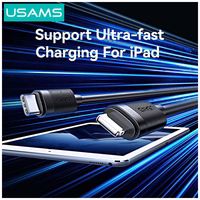 Laidas USAMS U94 30W USB-C į Lightning 1m juodas