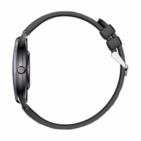 COLMI L28 išmanusis laikrodis (juodas silikoninis + juodas odinis dirželis)