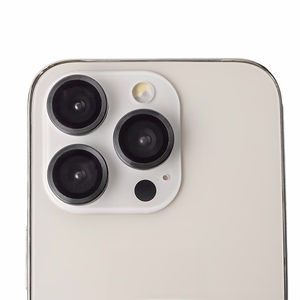 Lęšių stiklų rinkinys iPhone 13 Pro / iPhone 13 Pro Max su juodu rėmeliu (3 vnt.)