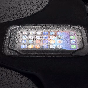 Rockbros D78 prakaito apsauga su kišene ir telefono langeliu - juoda