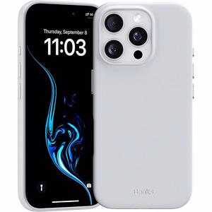 Benks magnetinis Vita Pro silikoninis dėklas telefonui, skirtas Iphone 16 Pro, pilkas