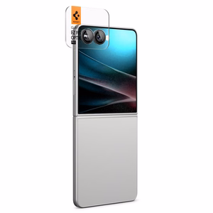 Spigen Optik Pro HD Glas.TR EZ Fit 2 rinkinys Kameros apsauga Samsung Galaxy Z Flip 7 - juodas