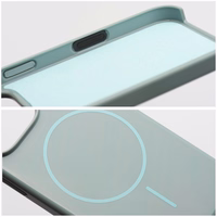 Blizgus magnetinis dėklas telefonui, suderinamas su MagSafe, skirtas IPHONE 17 PRO MAX, mėtų spalvos