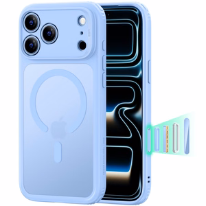 ESR Classic Hybrid MagSafe dėklas, skirtas iPhone 18 Pro / 17 Pro, šviesiai mėlynas