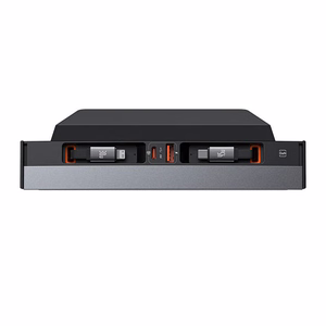 Hub Baseus T-Space su USB-C į lightning laidais Tesla automobiliams (juodas)