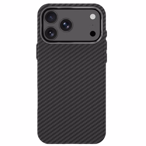 Tech-Protect Ion Carbon MagSafe dėklas iPhone 18 Pro Max / 17 Pro Max – juodas ir sidabrinis