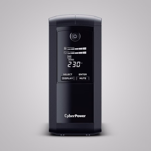 CyberPower Tracer III VP700ELCD-FR nepertraukiamo maitinimo resursai (UPS) „Line-Interactive“ 0,7 kVA 390 W 4 AC išvestis(ys / čių)