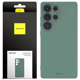 Spacecase Silikoninis dėklas 3.0 Galaxy S25 Ultra tamsiai žalias