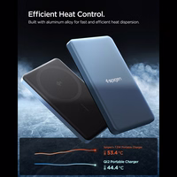 Spigen EA2205MQ Essential MagSafe 5000MAH 22.5W QI2 išorinė baterija - Navy mėlynas