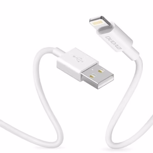 Dudao L1L USB-A į Lightning kabelis 3A 1 m - baltas