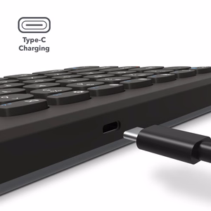 ZAGG Pro klaviatūra 12 colių-Charcoal-UK (belaidis įkrovimas ant kilimėlio)