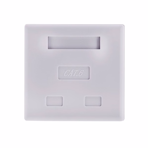 Alantec GN011 – paviršinė Cat 6 tinklo rozetė, balta