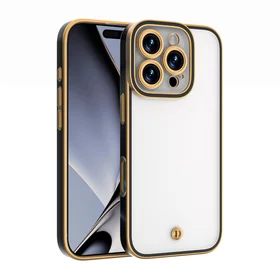 Silky Gold dėklas telefonui iPhone 15 Pro 6,1" juodas
