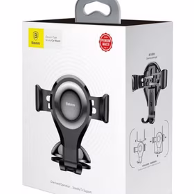 Automobilinis laikiklis Baseus "Osculum" juodas (ne magnetinis/ lipinamas)