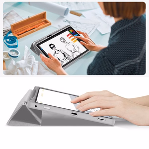 Tech-Protect SmartCase Pen Чехол для Samsung Galaxy Tab S9 11.0 / S9 FE / S10 FE / S10 Lite 10.9 X710 / X716B / X510 / X516B / X520 / X526 / X400 / X406B - серый