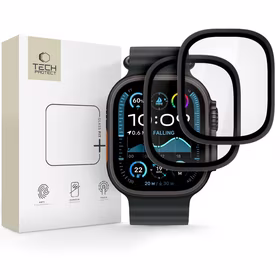 Tech-Protect Stiklo Žiedas 2 rinkinys Apple Watch Ultra 49mm - juodas