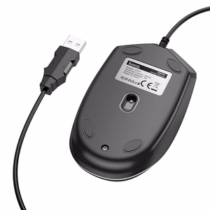 Laidinė žaidimų pelė Hoco USB A 2400 dpi GM37 juoda