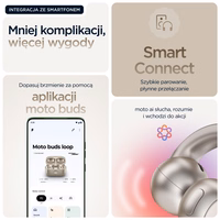Motorola moto buds loop Laisvų rankų įranga Bevielis „Ear-clip-on“ Skambučiai / muzika / sportas / kasdienis Bluetooth Rusvai gelsvas
