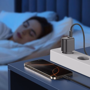 Tech-Protect NCA30 PD 30W / QC3.0 USB-A / USB-C sieninis įkroviklis - juodas