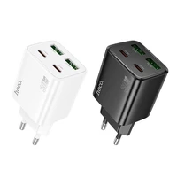 Įkroviklis Hoco 2 x USB C + 2 x USB A QC3.0 PD 3A 30W N56 baltas