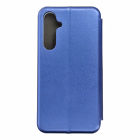 ELEGANCE knyginis dėklas telefonui SAMSUNG S23 FE tamsiai mėlynas