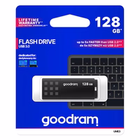 Goodram UME3 USB atmintinė 128 GB A tipo USB 3.0 (3.1 Gen 1), juoda