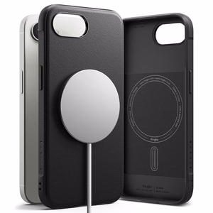 Ringke Onyx Magnetinis Magsafe iPhone 16e dėklas - juodas