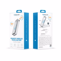 "Forever" belaidis maitinimo bankas MATB-300 10000 mAh magnetinis 3in1 baltas